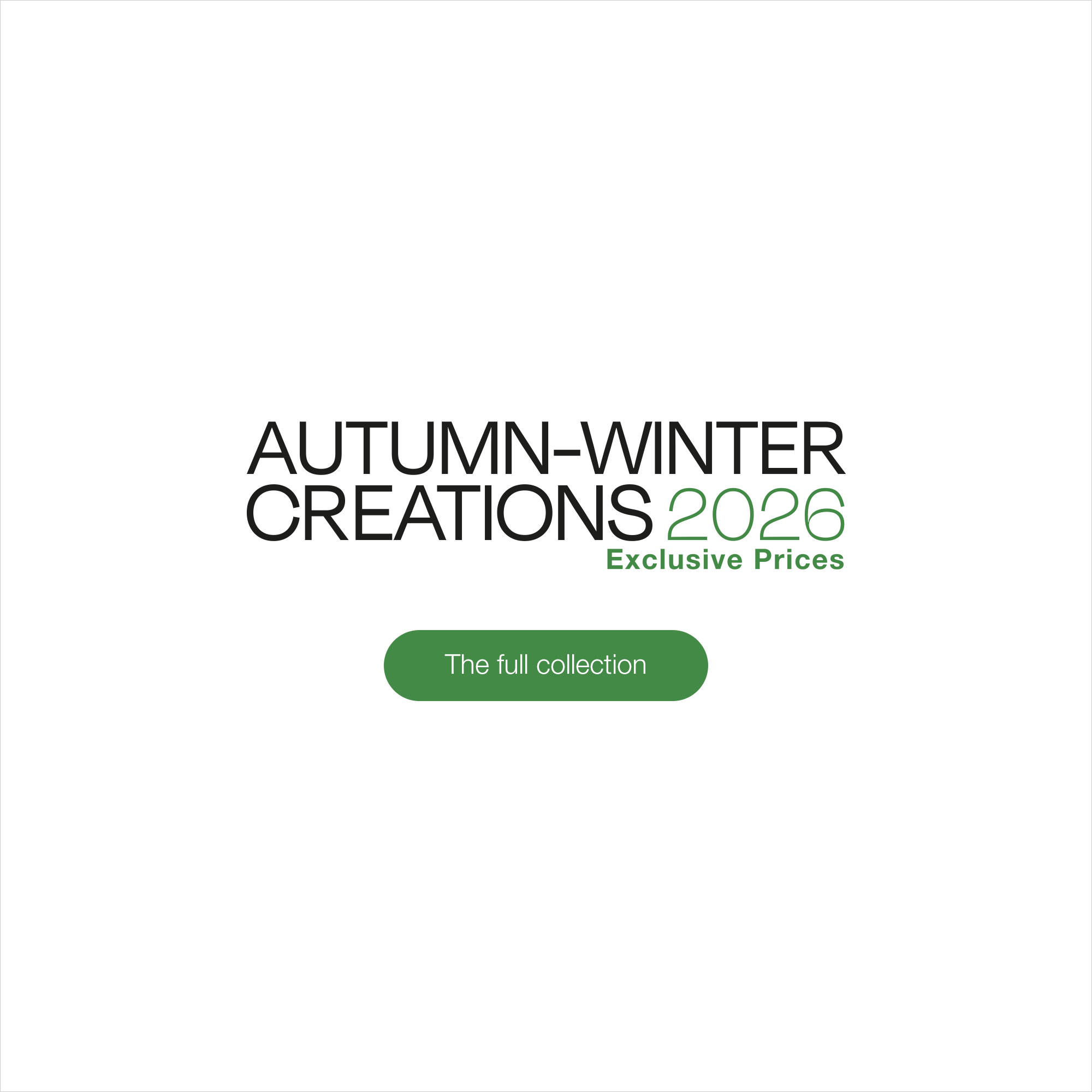 Creaties Herfst-Winter 2026 - De volledige collectie